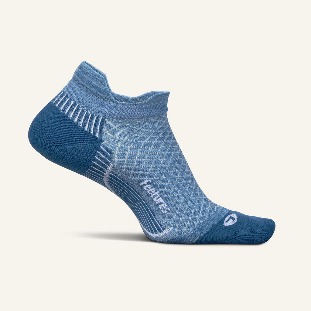 Feetures! Plantar Fasciitis Compression Sock - Light Cushion Tab (Chambray Sky)