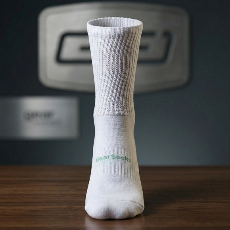 GearSocks: Health | Non-Tight Bamboo Comfort Socks - Crew