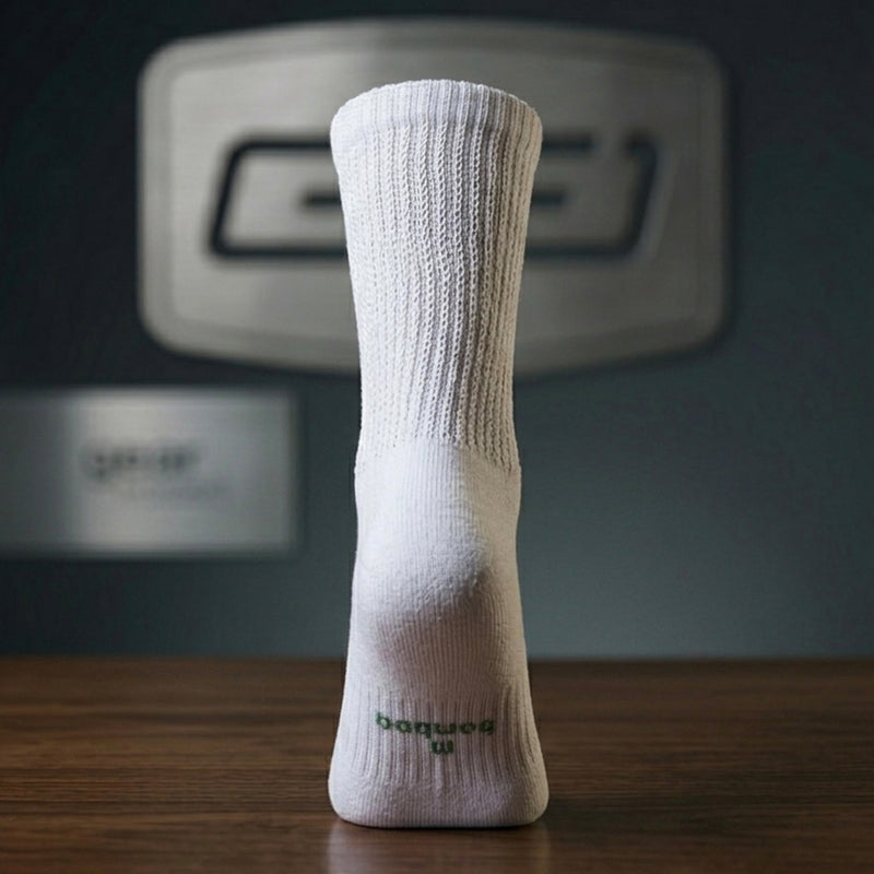 GearSocks: Health | Non-Tight Bamboo Comfort Socks - Crew