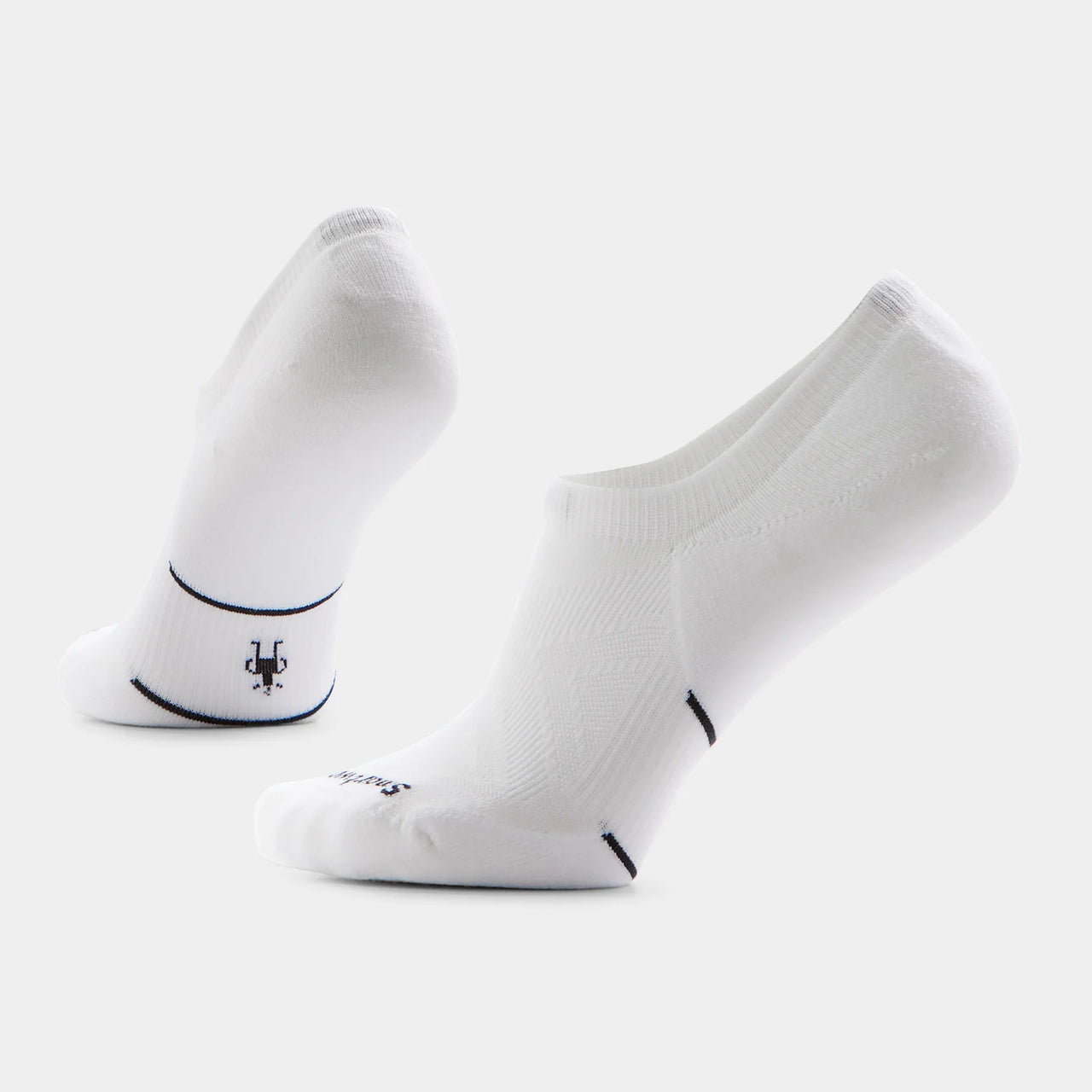 Smartwool Women's Run Targeted Cushion No Show Socks - White