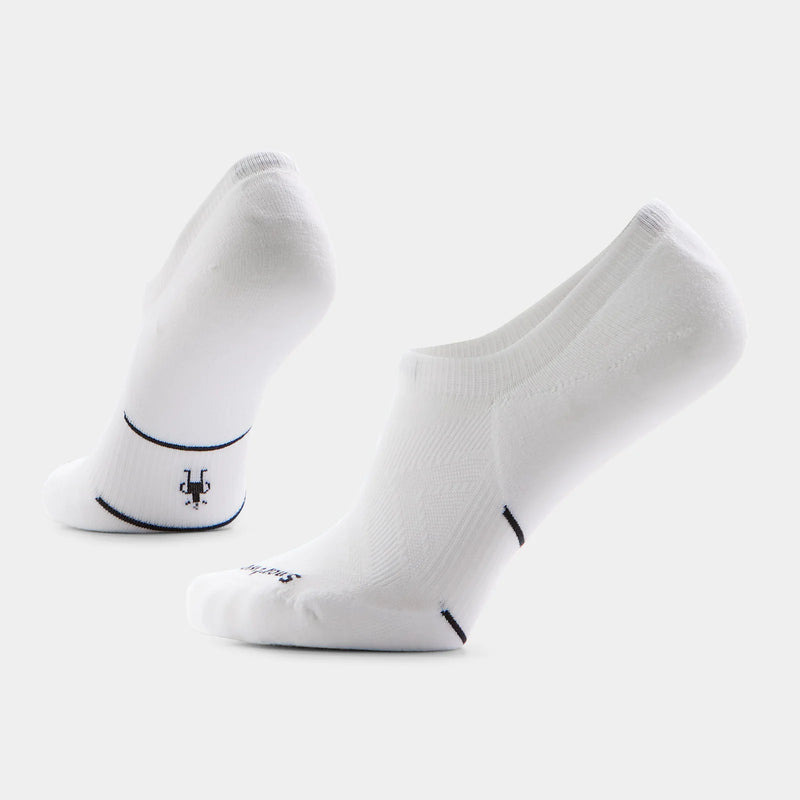 Smartwool Women's Run Targeted Cushion No Show Socks - White