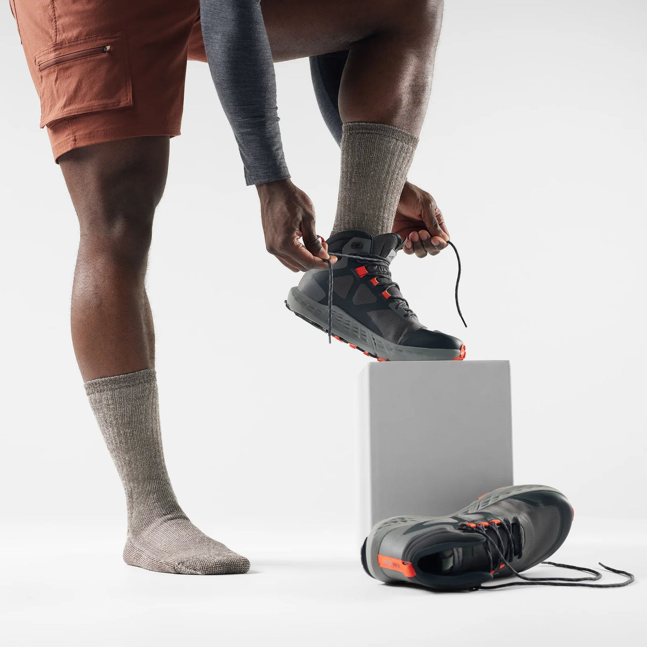 Smartwool Hike Classic Full Cushion Crew Socks - Chestnut