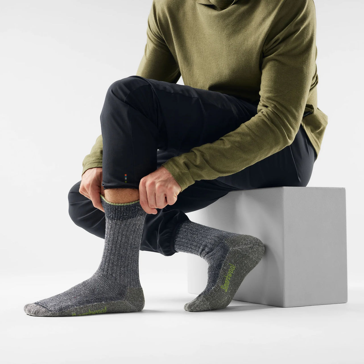 Smartwool Hike Classic Edition Full Cushion 2nd Cut Crew Socks - Black