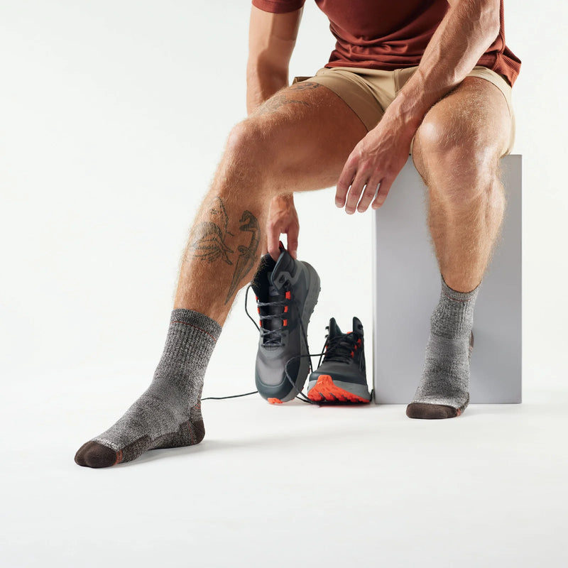 Smartwool Hike Light Cushion Mid Crew Socks - Ash Charcoal