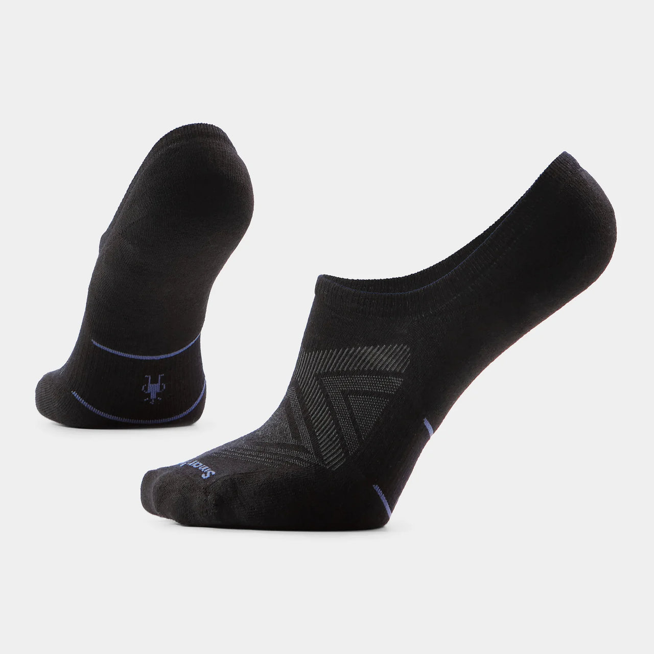 Smartwool Run Targeted Cushion No Show Socks - Black