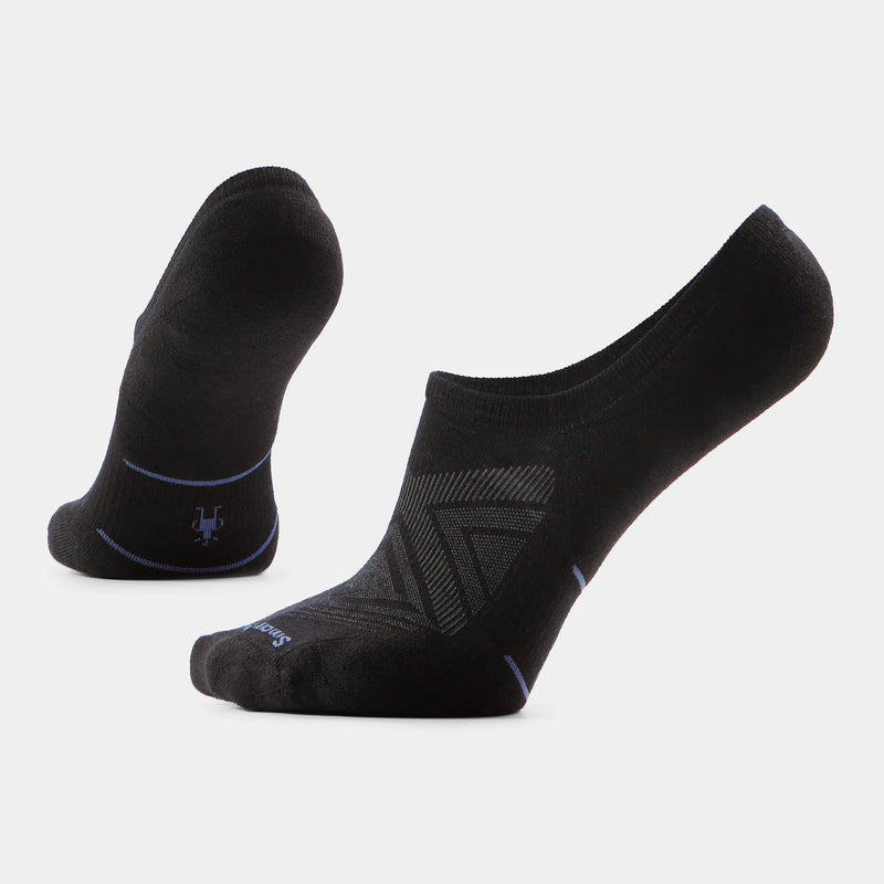 Smartwool Run Targeted Cushion No Show Socks - Black