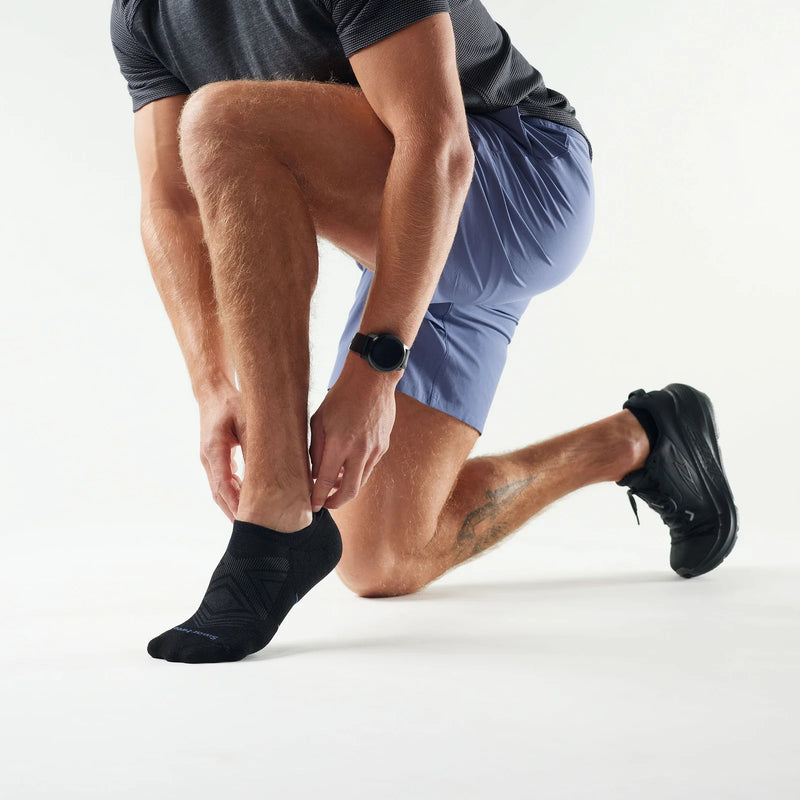 Smartwool Run Targeted Cushion No Show Socks - Black