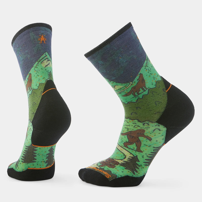 Smartwool Run Targeted Cushion Neature Print Crew Socks