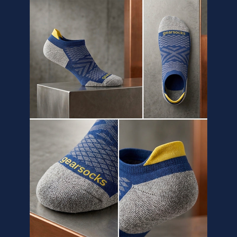 GearSocks: Hybrid Athlete | Multi-Sport Performance Socks - No Show