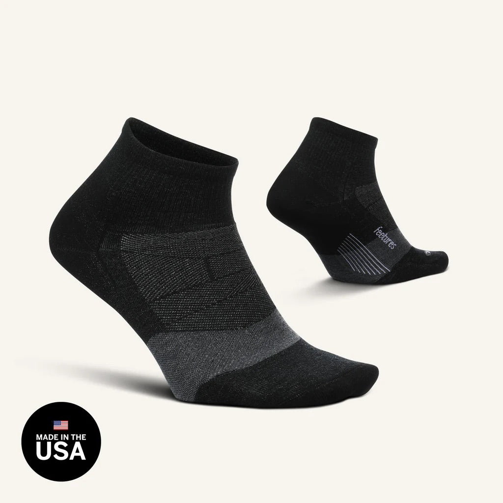 Feetures! Merino 10 QTR - Charcoal