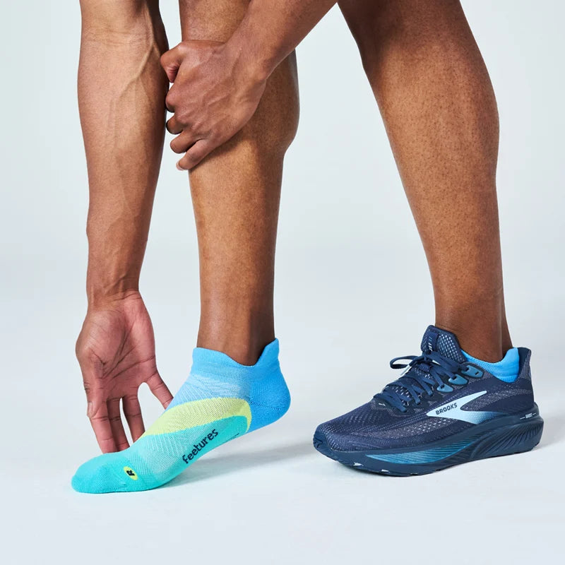 Feetures! ELITE Light Cushion No Show - Arctic Blue