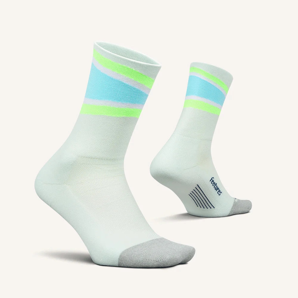 Feetures! ELITE Light Cushion Mini Crew - Mint Bounce