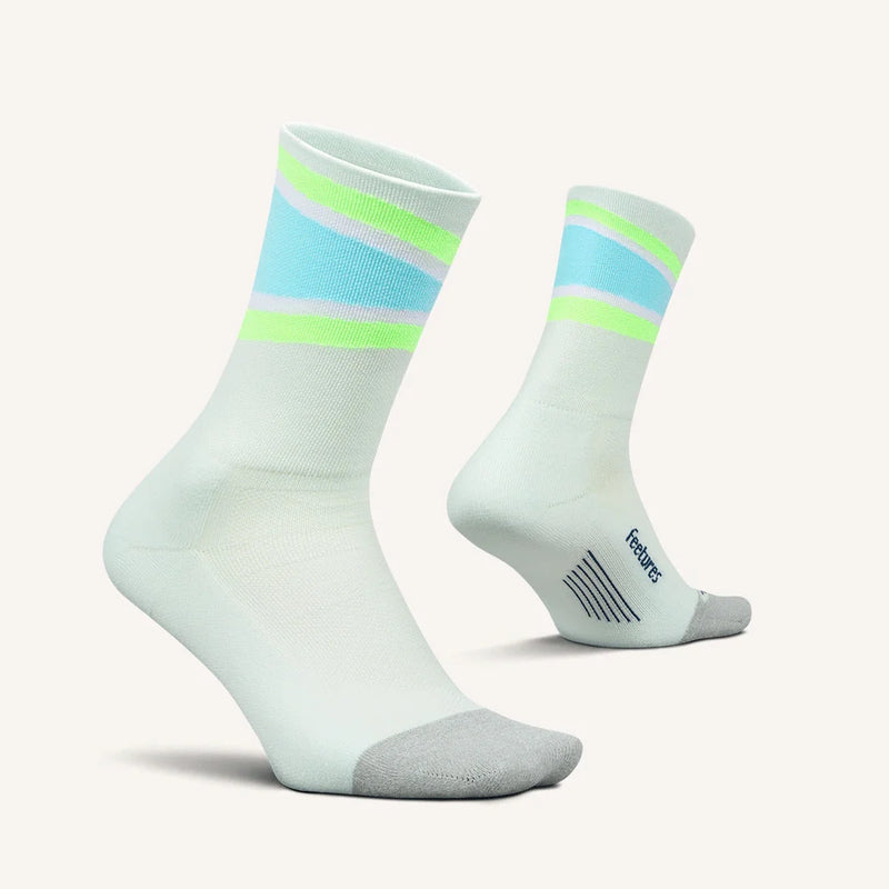 Feetures! ELITE Light Cushion Mini Crew - Mint Bounce