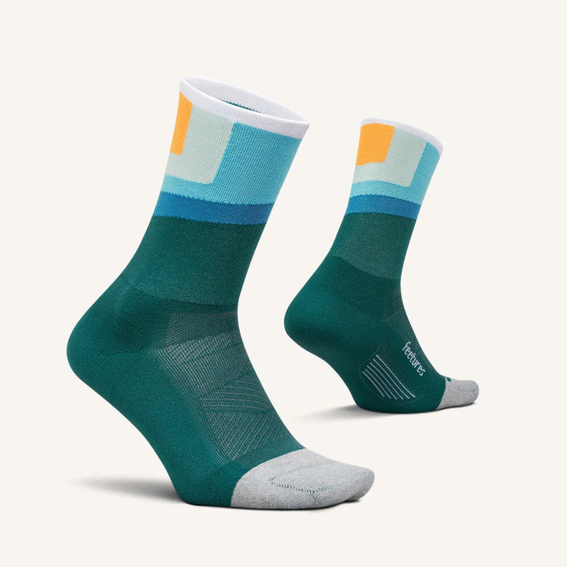 Feetures! ELITE Light Cushion Mini Crew - Breezy Court
