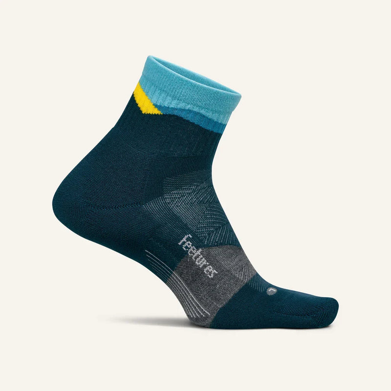Feetures! TRAIL Max Cushion Quarter - Mountain High Blue