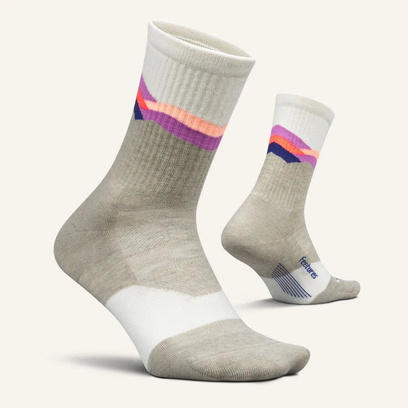 Feetures! TRAIL Max Cushion Mini Crew - Mountain High Cream