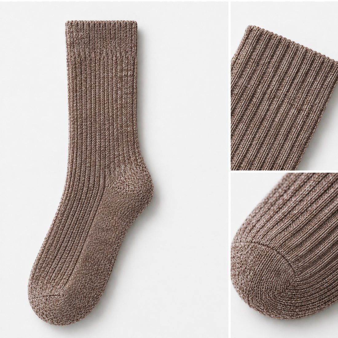 ‘The Hug’ Cashmere Comfort Socks - Cocoa