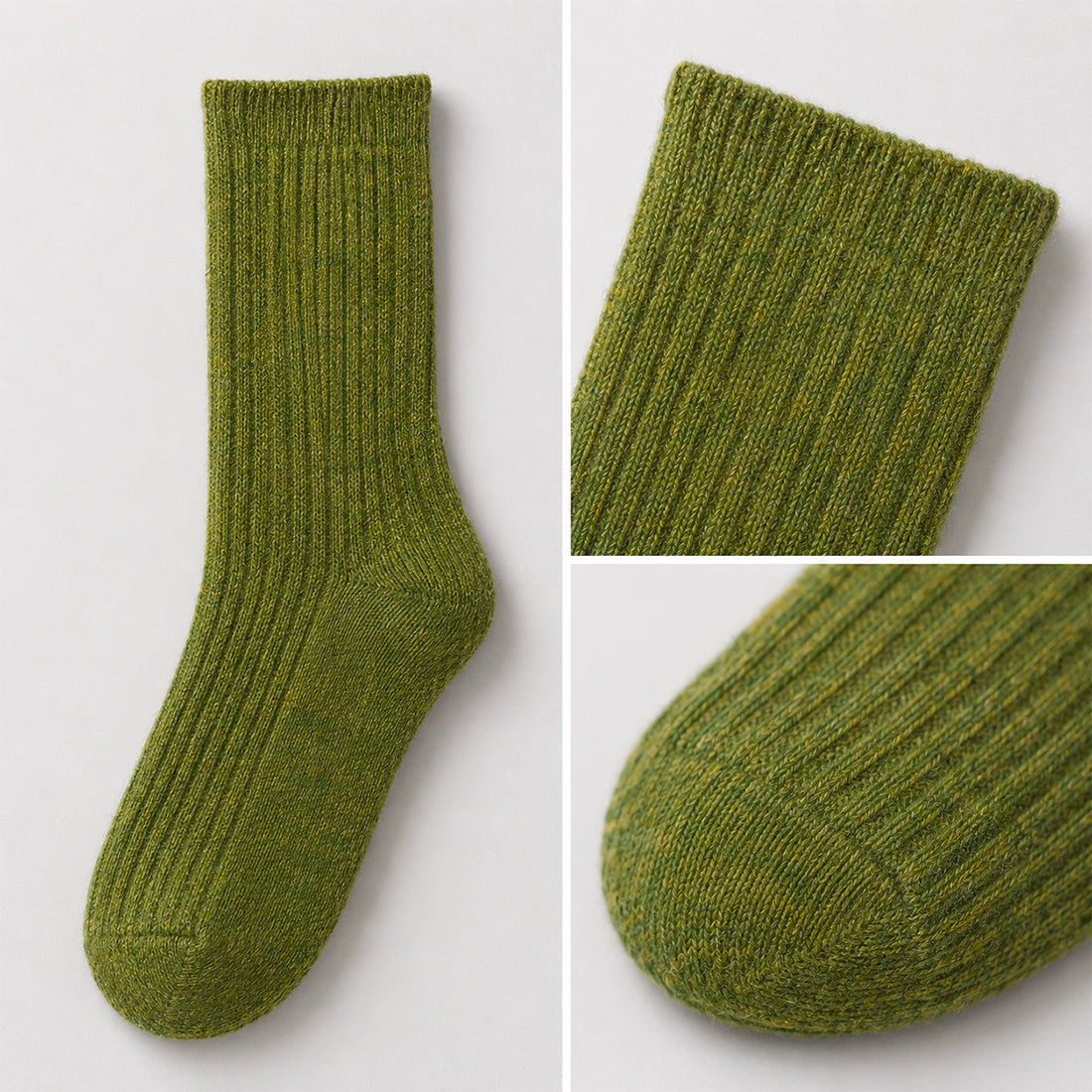 ‘The Hug’ Cashmere Comfort Socks - Moss