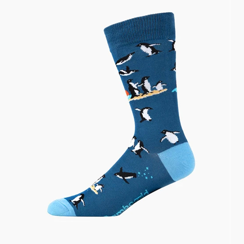 Bamboo Men's Little Penguins Sock