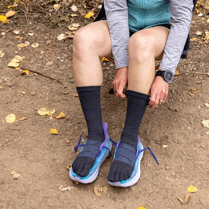 Injinji TRAIL Women’s Midweight Crew - Granite