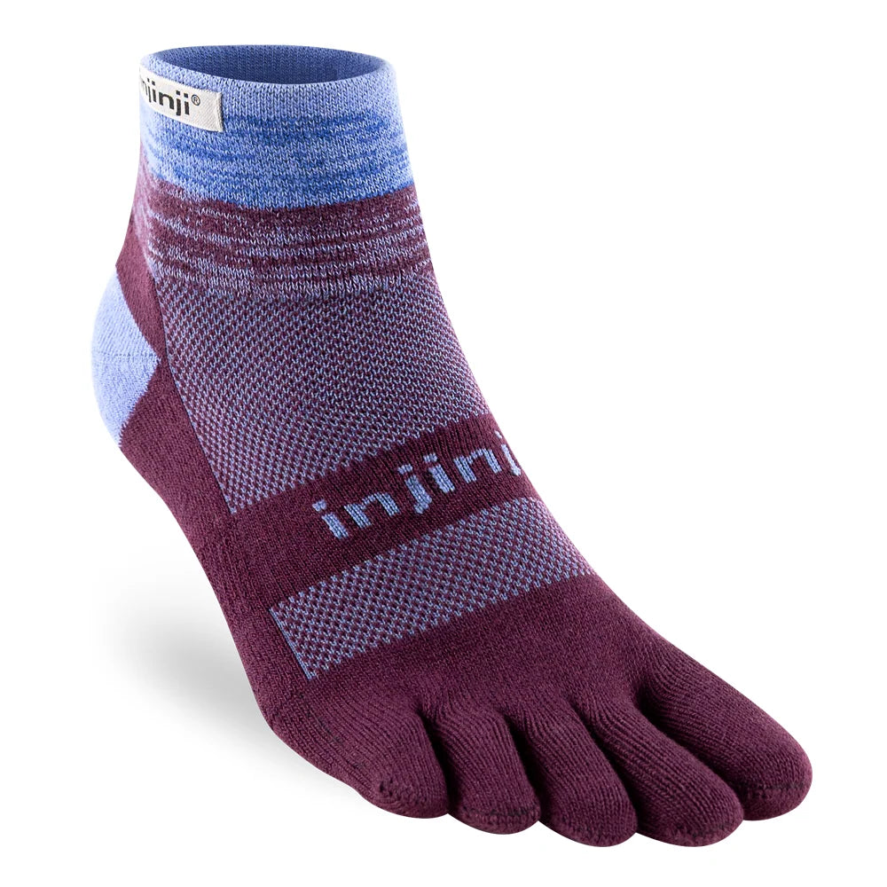 Injinji TRAIL Mini Crew - Plum