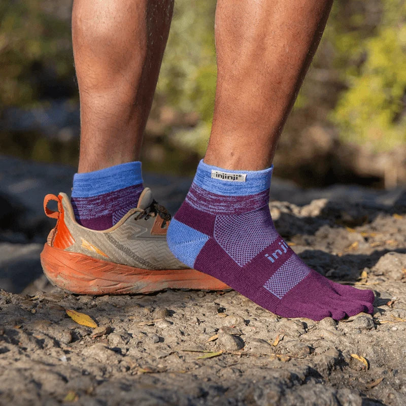 Injinji TRAIL Mini Crew - Plum