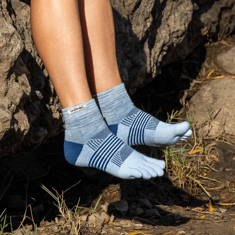 Injinji TRAIL Women's Mini Crew - Ice