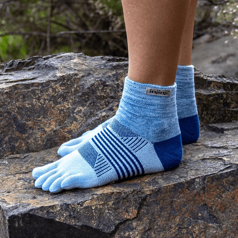 Injinji TRAIL Women's Mini Crew - Ice
