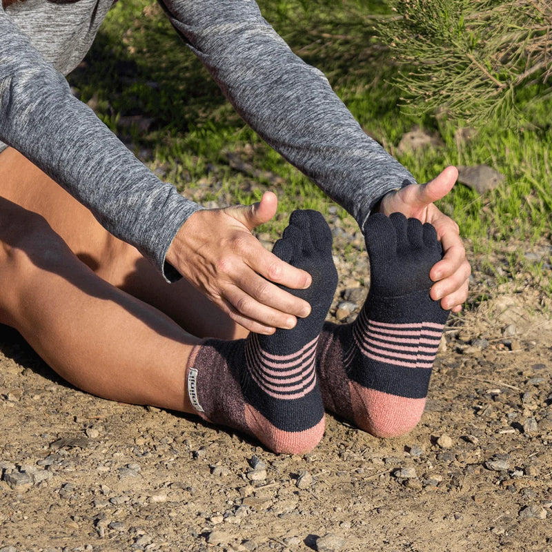 Injinji TRAIL Women's Mini Crew - Raven