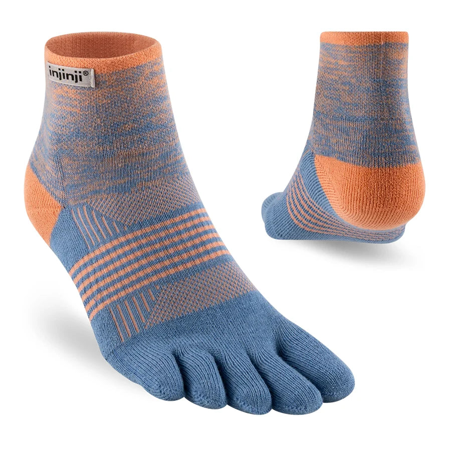 Injinji TRAIL Women's Mini Crew - Salmon