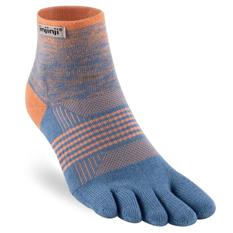 Injinji TRAIL Women's Mini Crew - Salamon