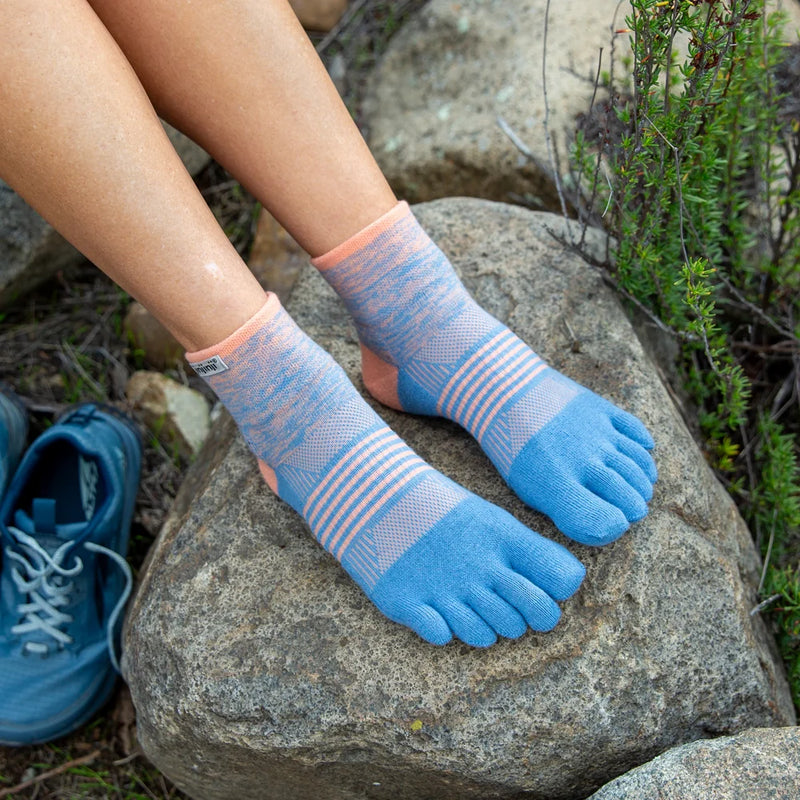 Injinji TRAIL Women's Mini Crew - Salamon
