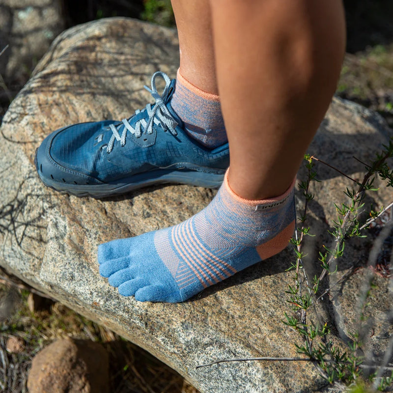 Injinji TRAIL Women's Mini Crew - Salamon