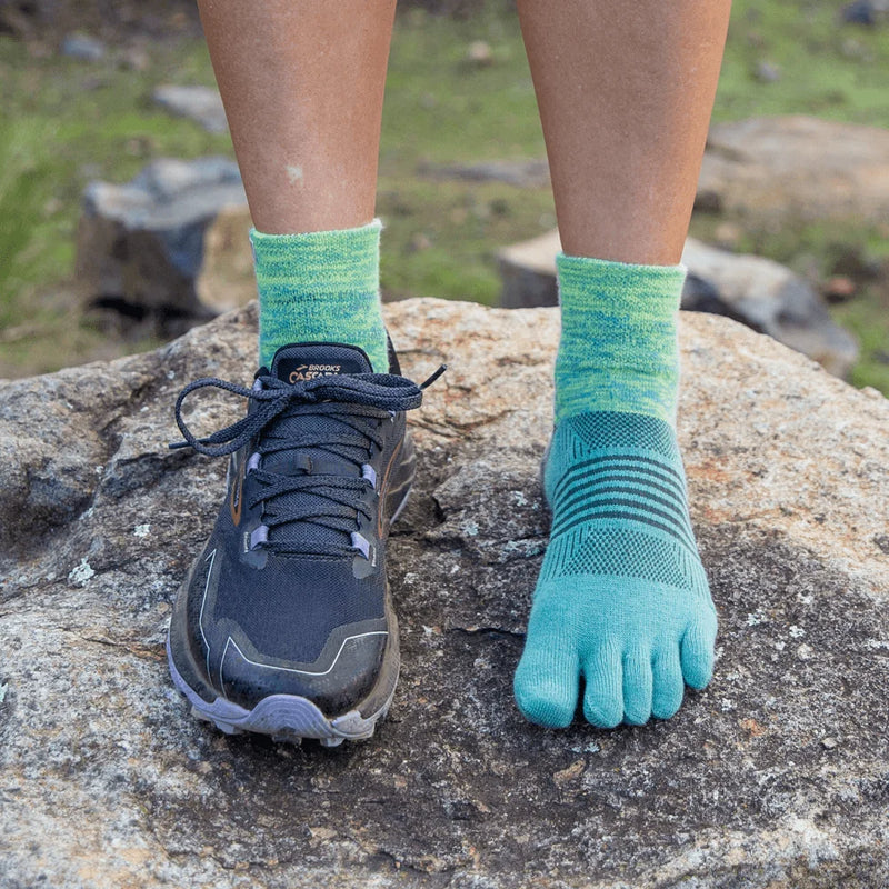 Injinji TRAIL Women's Mini Crew - Sprout