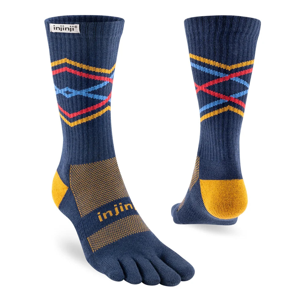 Injinji TRAIL Midweight Crew - Denim