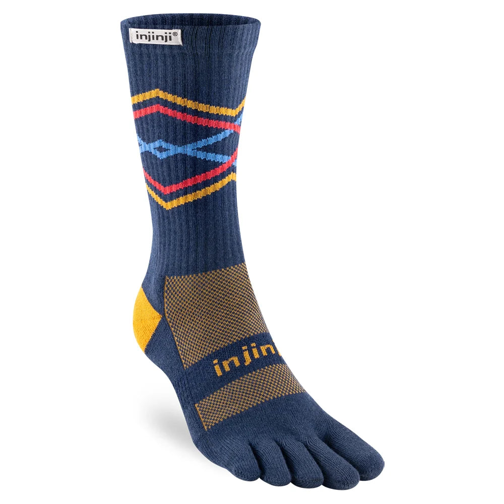 Injinji TRAIL Midweight Crew - Denim