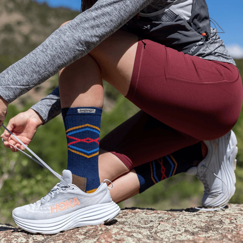 Injinji TRAIL Midweight Crew - Denim