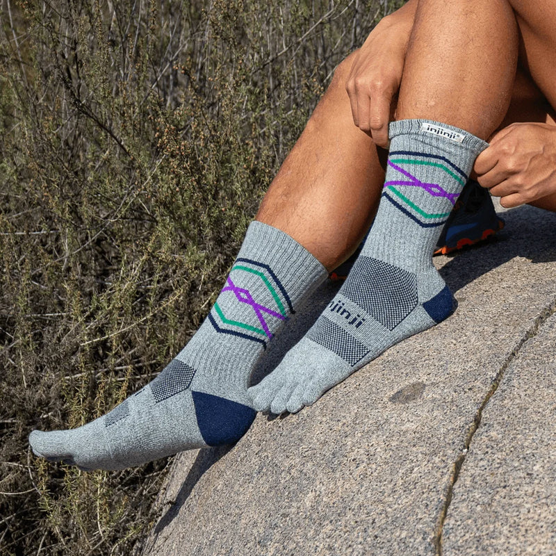 Injinji TRAIL Midweight Crew - Graphite