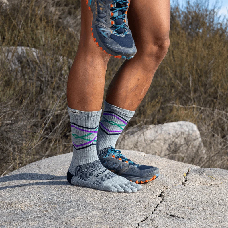 Injinji TRAIL Midweight Crew - Graphite