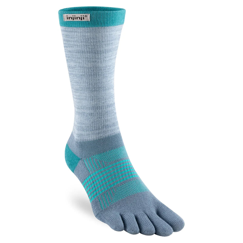 Injinji TRAIL Women’s Midweight Crew - Aqua