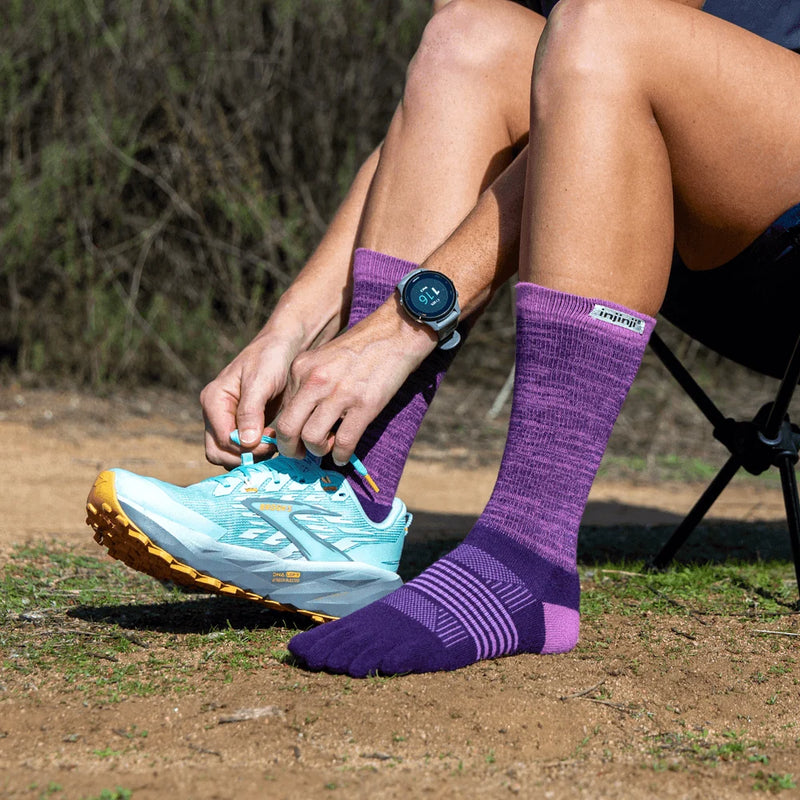 Injinji TRAIL Women’s Midweight Crew - Lilac
