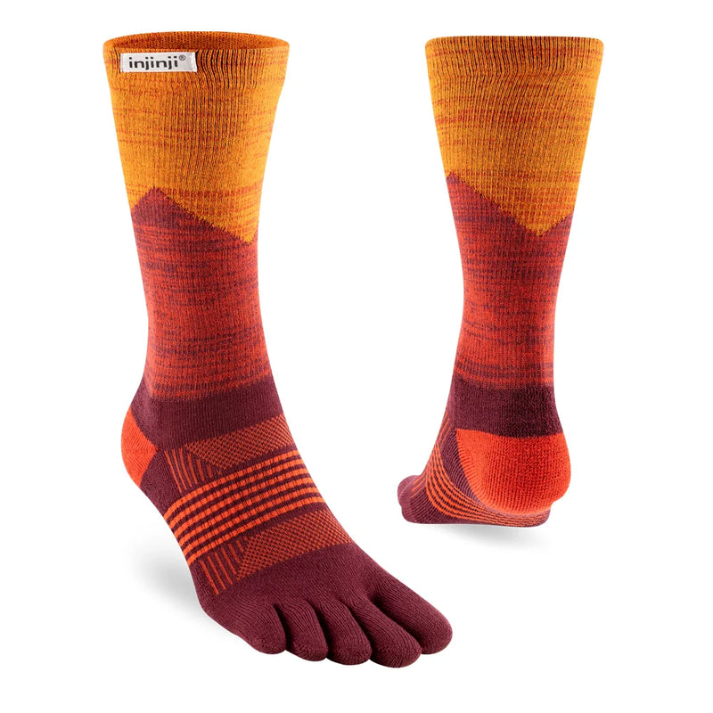 Injinji TRAIL Women’s Midweight Crew - Sunset