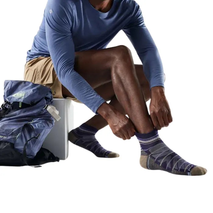 Smartwool Hike Light Cushion Ankle Socks - Nightfall Blue