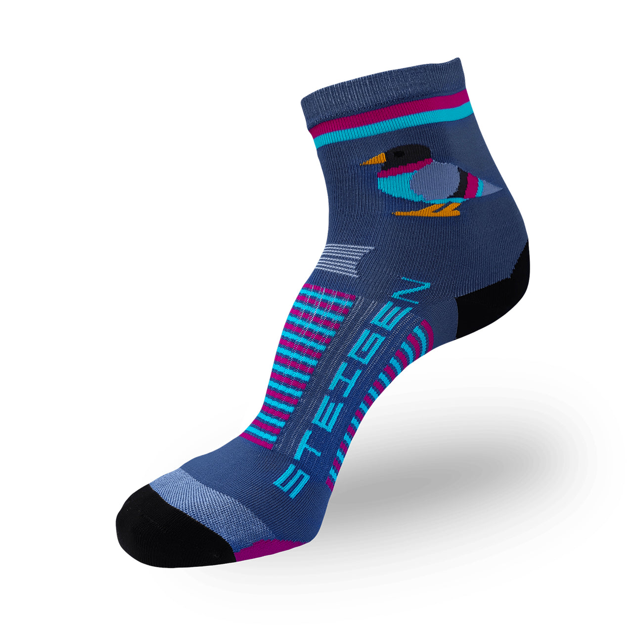 Steigen Running Socks 1/2 Crew - Pigeon