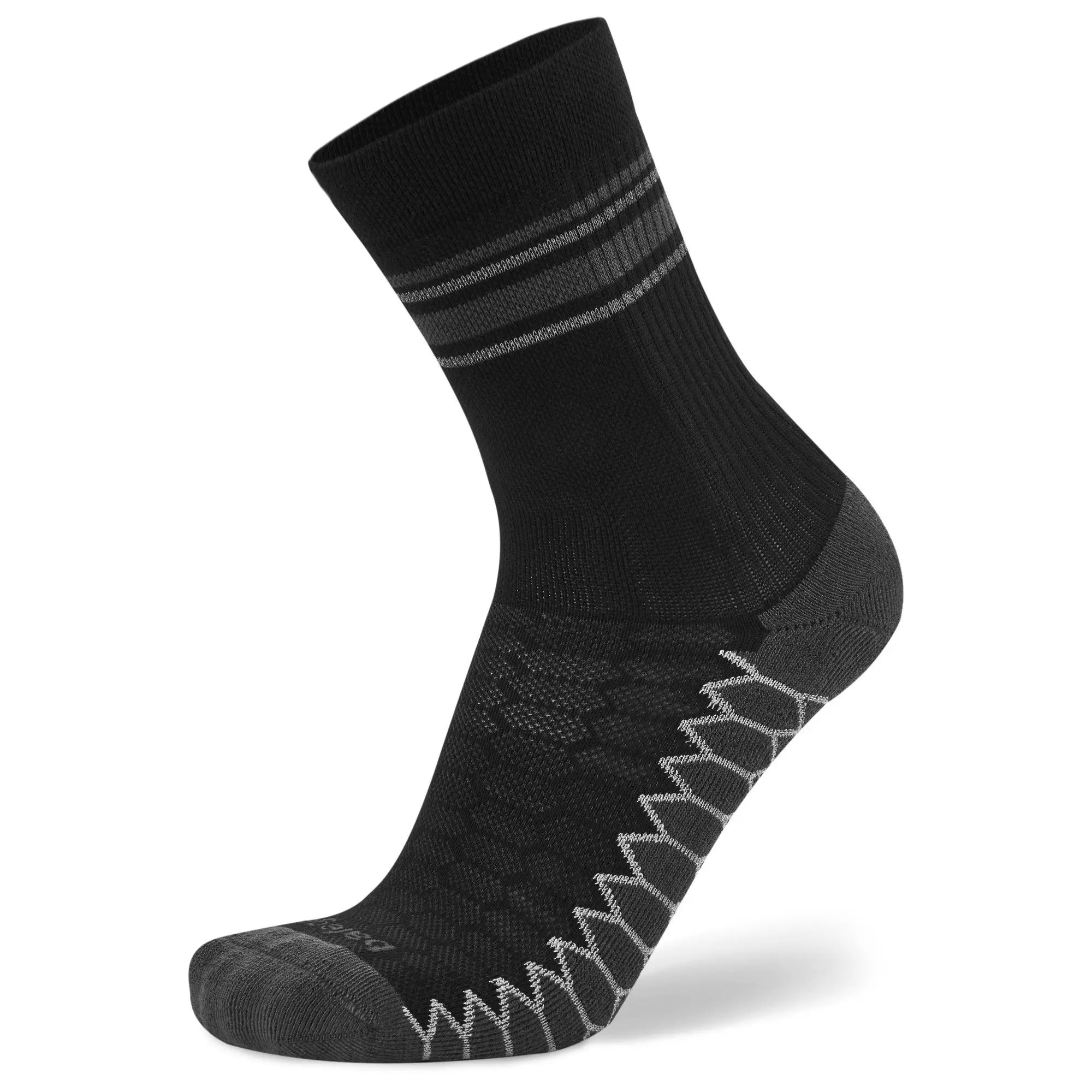 Balega Silver Crew Socks - Black