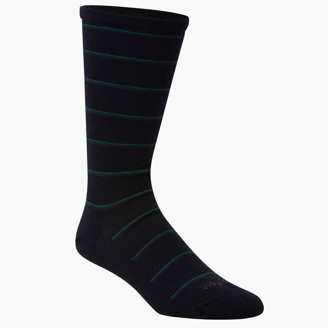 Pussyfoot Wool Non-Elastic Health Socks - Navy Stripe