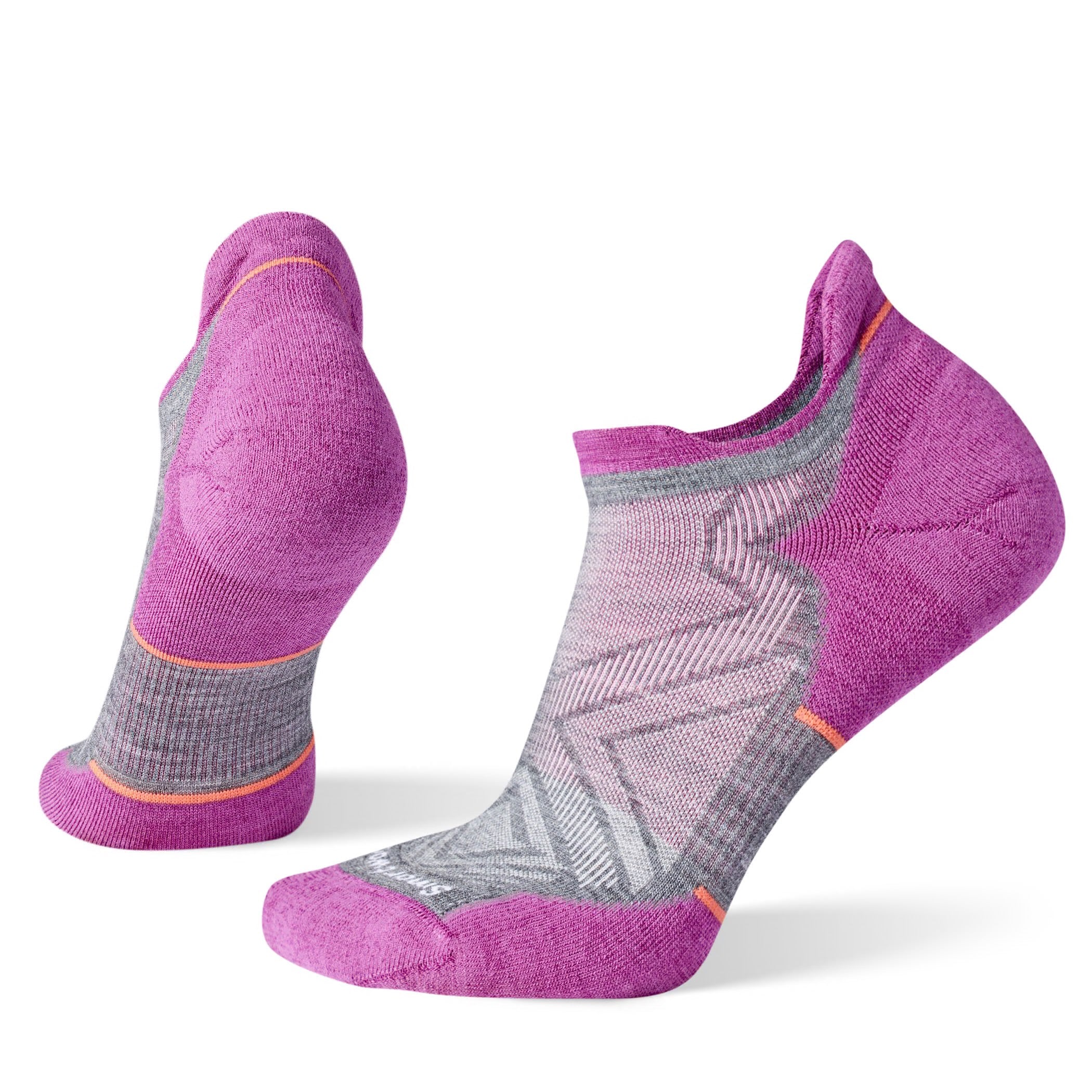 Smartwool Women's Run Targeted Cushion Low Ankle Socks - Medium Grey