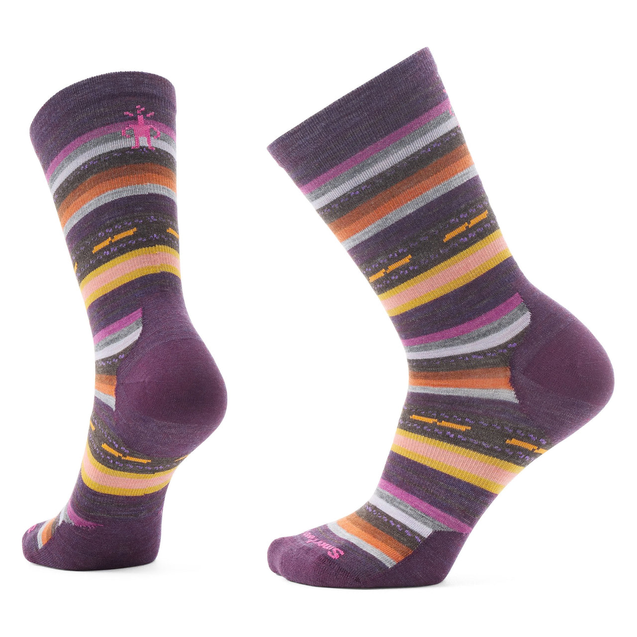 Smartwool Women’s Everyday Margarita Crew Socks - Wild Salamon
