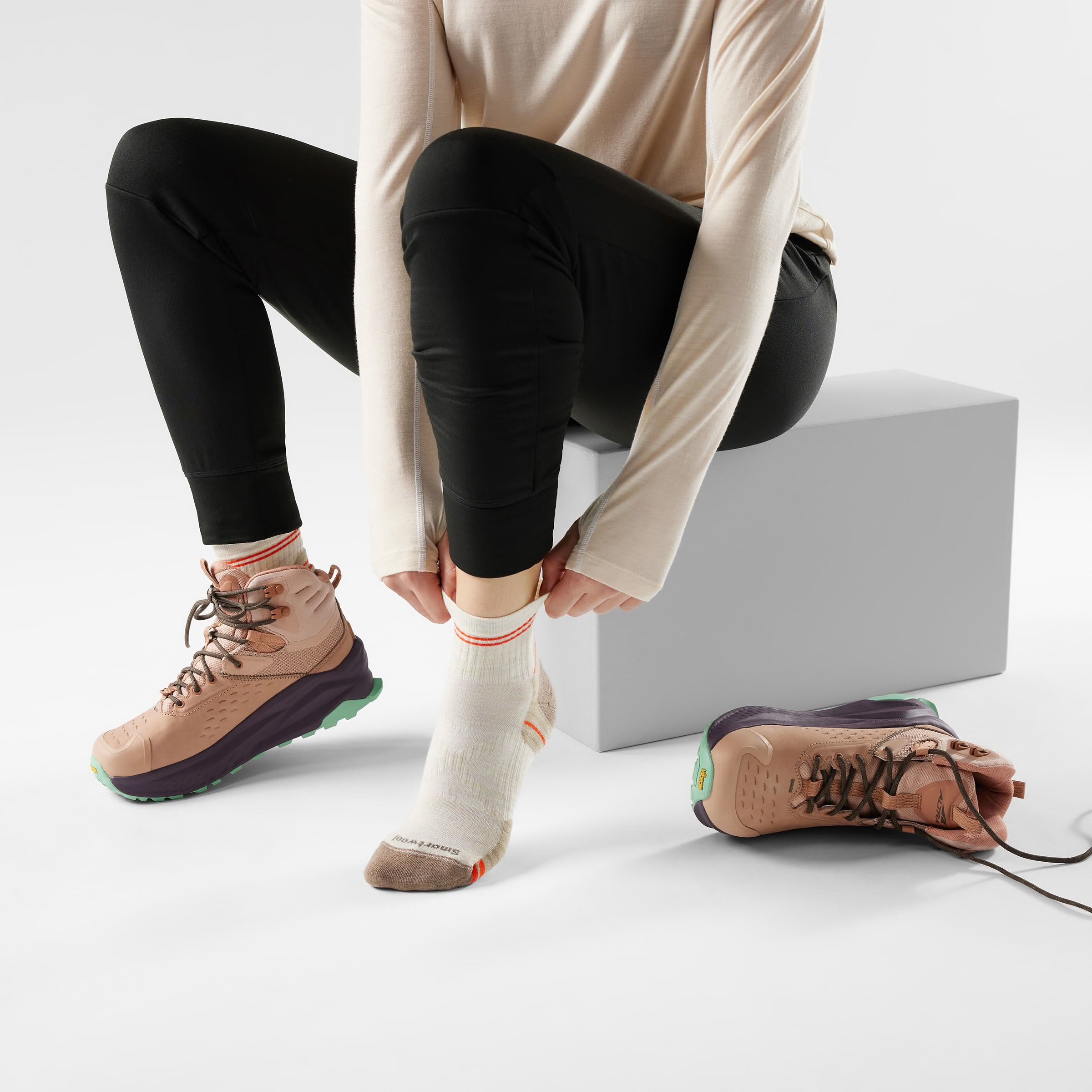 Smartwool Hike Women's Targeted Cushion - Moonbeam