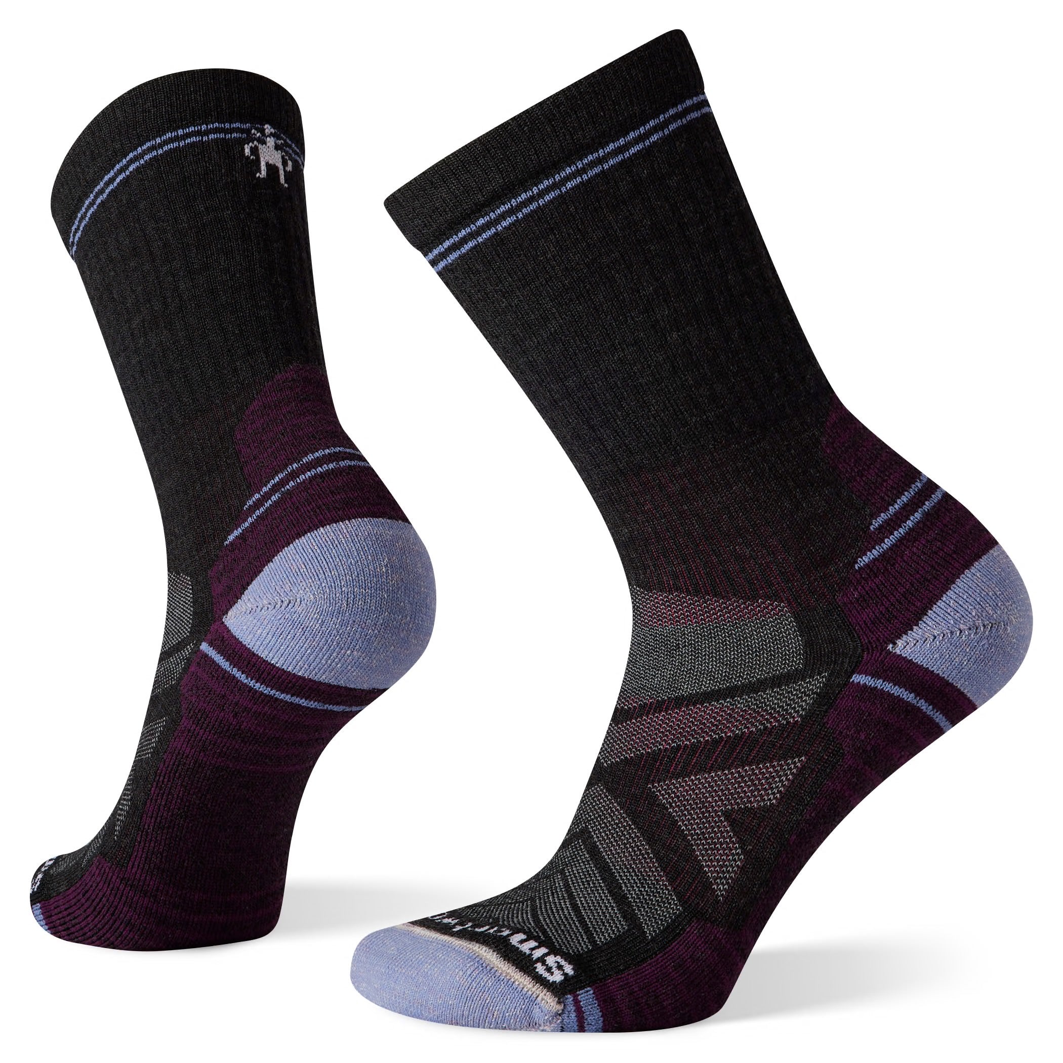 Smartwool Hike Women's Light Cushion Crew Socks - Charcoal